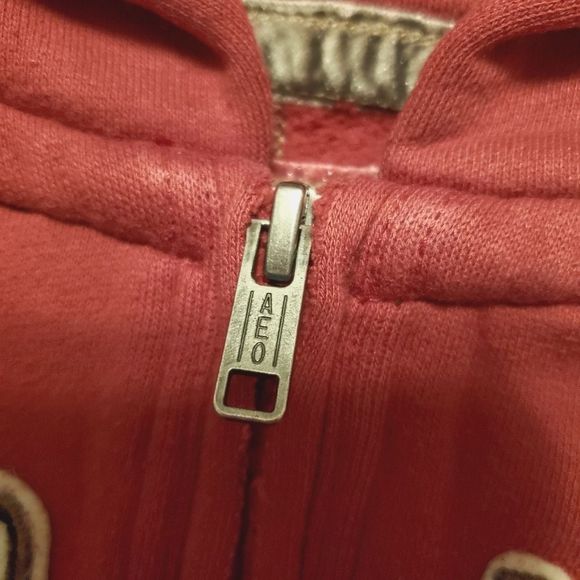 American Eagle hoodie, sweatshirt, red, size medium - Picture 4 of 12